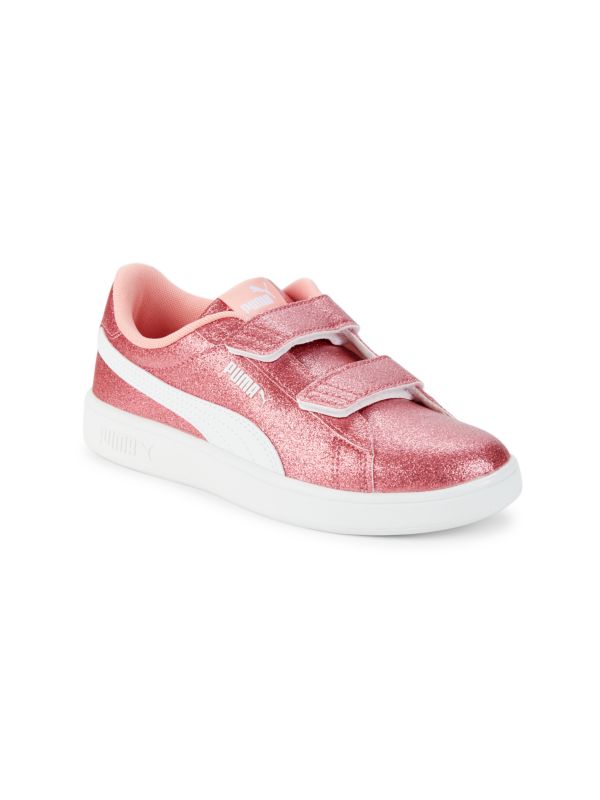 Puma Kid's Smash 3.0 Glitz Glam Sneakers